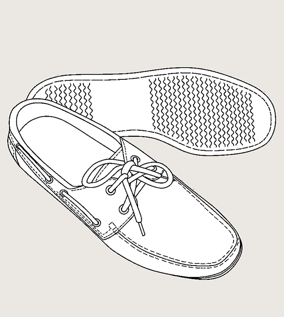 Herring Bone Patterned Non Skid TR Sole