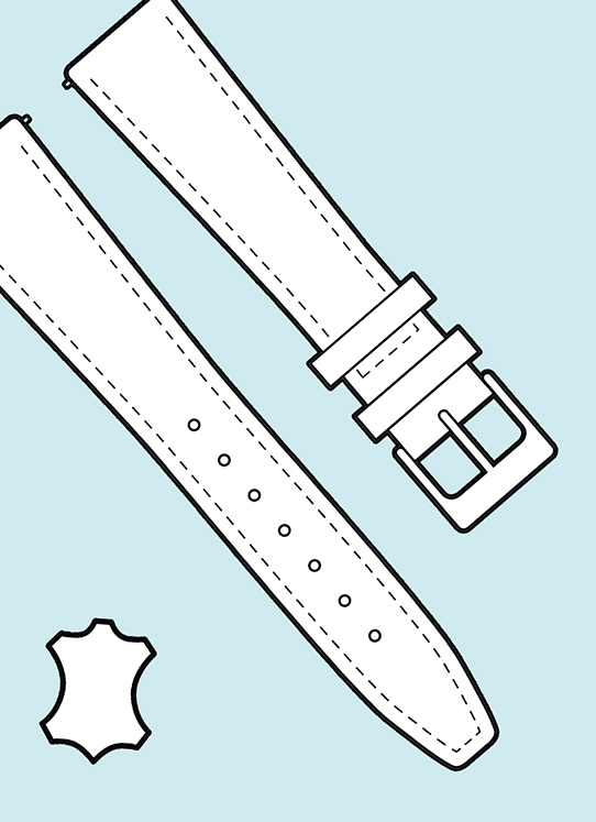 Genuine Leather Watch Strap